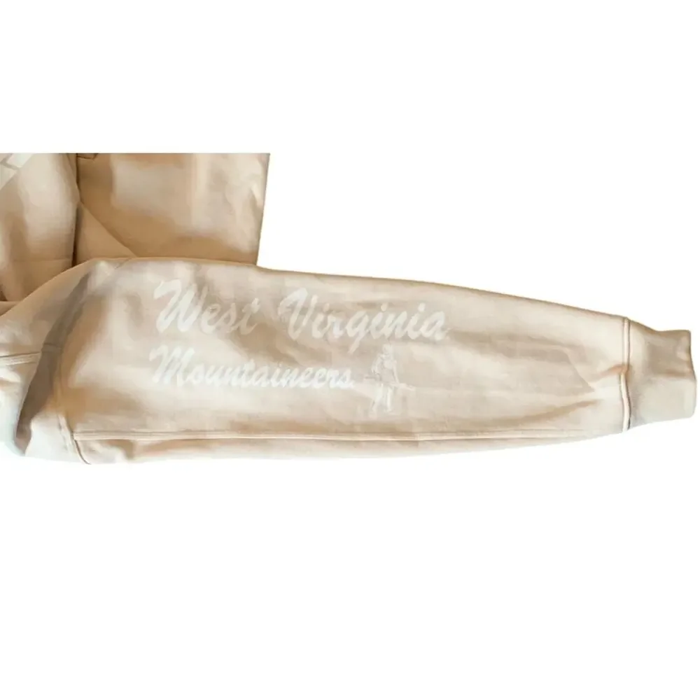 🎉HOST PICK🎉  WVU Great Outdoors NEW Mens Hoodie Sweatshirt XXL Tan Sequoia Color - Picture 7 of 13